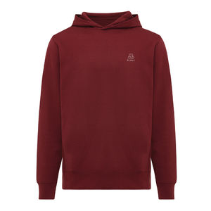 Sweat personnalisé | Sweat à capuche avec poches latérales rouge bordeaux