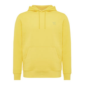 Sweat personnalisé | Sweater à capuche léger en coton recyclé Jaune