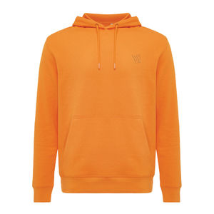 Sweat personnalisé | Sweater à capuche léger en coton recyclé Orange