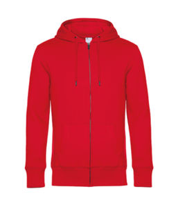 Sweatshirt personnalisé | King Zipped Hooded Red