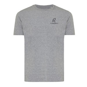 T-shirt personnalisé | T-shirt en coton recyclé light heather anthracite