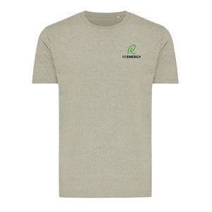 T-shirt personnalisé | T-shirt en coton recyclé light heather green