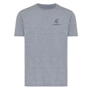 T-shirt personnalisé | T-shirt en coton recyclé light heather navy