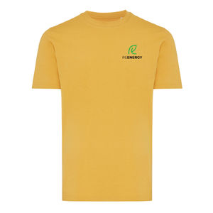 T-shirt personnalisé | T-shirt en coton recyclé ochre yellow