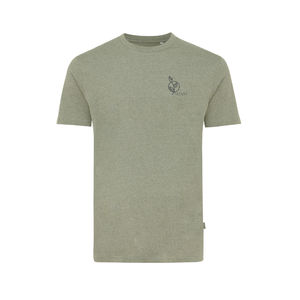 T-shirt personnalisé | T-shirt en coton recyclé non teinté Heather Green