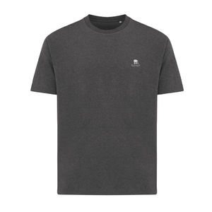 T-shirt personnalisé | T-shirt coupe boxy en coton recyclé heather anthracite