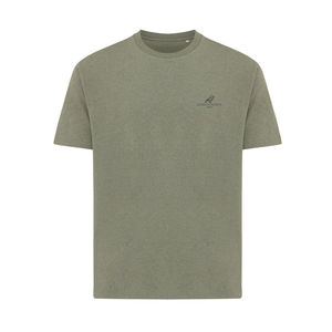 T-shirt personnalisé | T-shirt coupe boxy en coton recyclé Heather Green