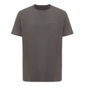 T-shirt personnalisé | T-shirt coupe décontractée en coton recyclé Gris anthracite