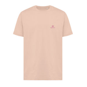 T-shirt personnalisé | T-shirt coupe décontractée en coton recyclé peach nectar