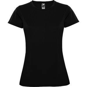 T-shirt femme publicitaire sport | Montercarlo Noir