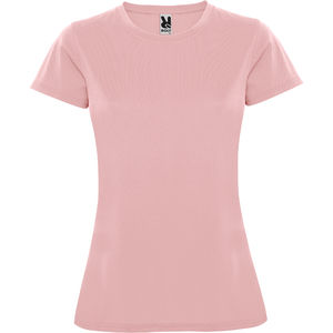 T-shirt femme publicitaire sport | Montercarlo Rose clair