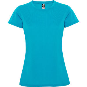 T-shirt femme publicitaire sport | Montercarlo Turquoise