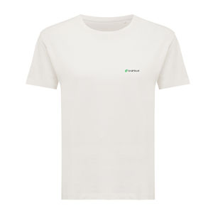 T-shirt personnalisé | T-shirt pour femmes en coton recyclé Ivory white