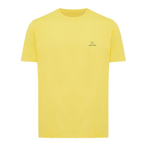 T-shirt personnalisé | T-shirt léger en coton recyclé Jaune