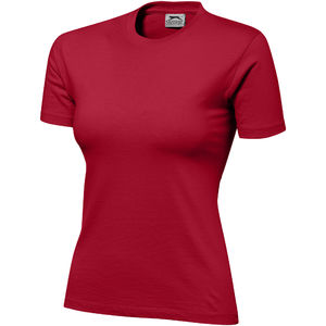 T-shirt personnalisé manches courtes pour femmes Ace Rouge foncé