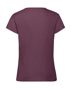 T-shirt publicitaire enfant manches courtes cintré | Girls Sofspun® T Burgundy