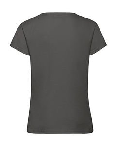 T-shirt publicitaire enfant manches courtes cintré | Girls Sofspun® T Light Graphite