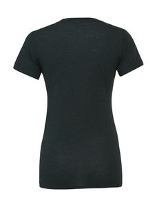 T-shirt femme triblend col v publicitaire | Naos Emerald Triblend