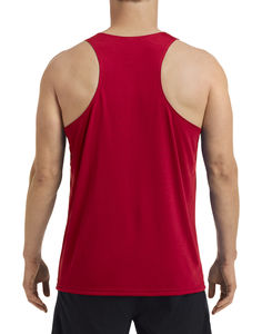 T-shirt personnalisé homme sans manches | Beaconsfield Sport Scarlet Red