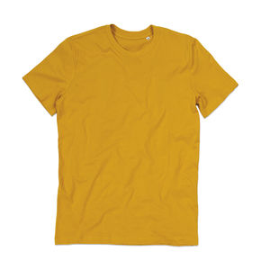 T-shirt personnalisé homme manches courtes | James Crew Neck Men Indian Yellow