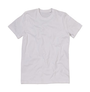 T-shirt personnalisé homme manches courtes | James Crew Neck Men White