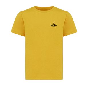 T-shirt personnalisé | T-shirt pour enfants en coton recyclé ochre yellow