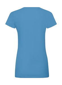 T-shirt publicitaire femme manches courtes | Ladies Sofspun® T Azure Blue