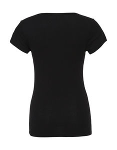 T-shirt personnalisé femme petites manches cintré | Mirfak Black