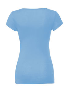 T-shirt personnalisé femme petites manches cintré | Mirfak Ocean Blue