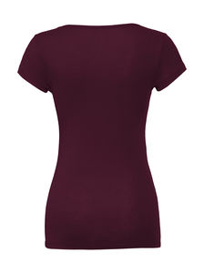 T-shirt personnalisé femme petites manches cintré | Mirfak Plum