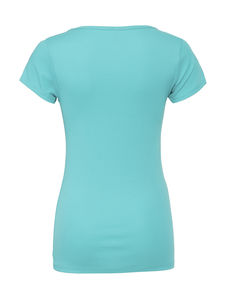 T-shirt personnalisé femme petites manches cintré | Mirfak Teal