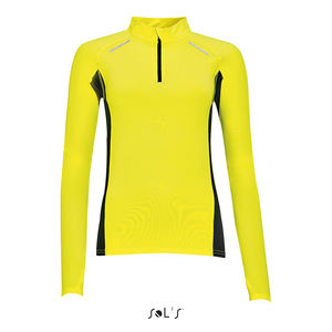 T-shirt personnalisé running femme | Berlin Women Jaune fluo