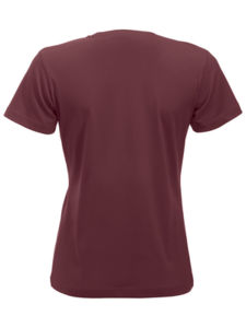 T-shirt publicitaire femme | New Classic-T Ladies Burgundy