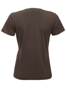 T-shirt publicitaire femme | New Classic-T Ladies Mocca foncé