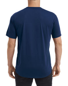 T-shirt publicitaire homme manches courtes | Adult Curve Navy