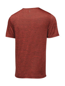 T-shirt publicitaire homme manches courtes réfléchissantes | Antwerp Marl Classic Red Marl