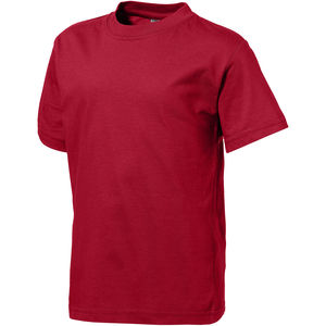 T-shirt publicitaire manches courtes pour enfants Ace Rouge foncé