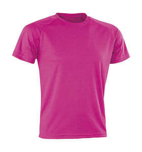 T-shirt publicitaire manches courtes raglan | Aircool Super Pink