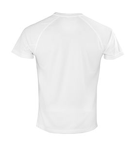 T-shirt publicitaire manches courtes raglan | Aircool White