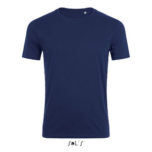 Tee-shirt publicitaire col rond ajusté homme | Marvin French marine