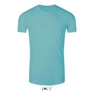 Tee-shirt publicitaire homme | Mauï Bleu caraïbes