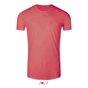 Tee-shirt publicitaire homme | Mauï Corail fluo