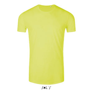 Tee-shirt publicitaire homme | Mauï Jaune fluo