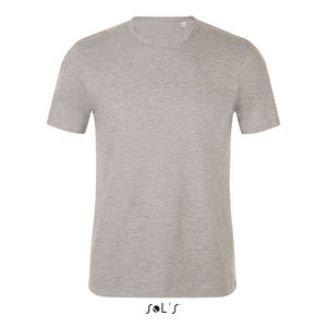 Tee-shirt publicitaire col rond homme | Murphy Men Gris chiné