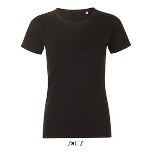 Tee-shirt publicitaire col rond femme | Murphy Women Noir profond