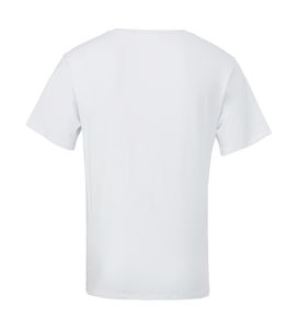 T-shirt homme encolure large publicitaire | Markab White