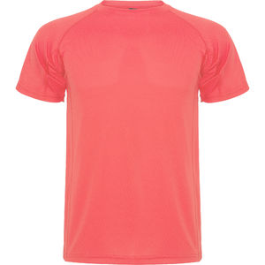 T-shirt publicitaire sport | Montercarlo Corail fluo