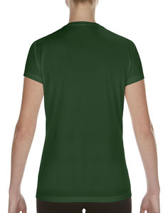 T-shirt femme performance publicitaire | Amos Sport Dark Green