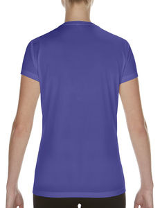 T-shirt femme performance publicitaire | Amos Sport Purple