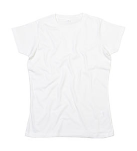 T-shirt publicitaire femme manches courtes | Abbott Washed White